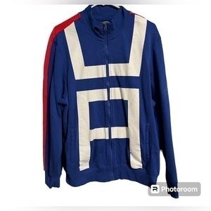 My Hero Academia Bozu Izuku Shoto Zip Up Sweatshirt Men's Size 2XL